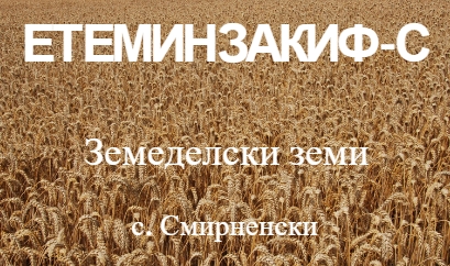 Image for ЕТ ЕМИН ЗАКИФ - С - Земеделски земи, с. Смирненски